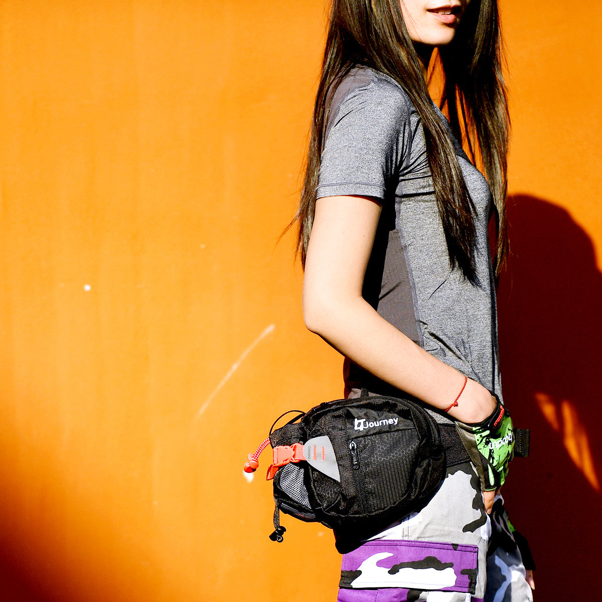 Journey Outdoor Water Bottle Waist Bag – Adjustable, Unisex, Anti-Tear, & Multi-Color