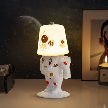 Astronaut Lamp with Moon, Earth, or Lampshade Design – Cosmic Ambiance for Every Room