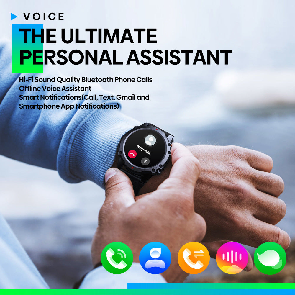 Zeblaze Vibe 7 Lite: Rugged Smartwatch with Voice Calling & Fitness Tracking