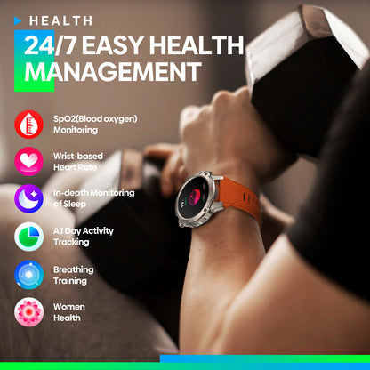 Zeblaze Vibe 7 Lite: Rugged Smartwatch with Voice Calling & Fitness Tracking