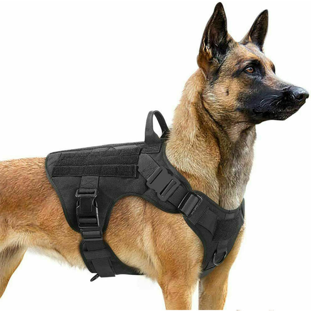 Heavy-Duty Tactical Dog Harness – Ultimate Comfort & Control for Active Dogs