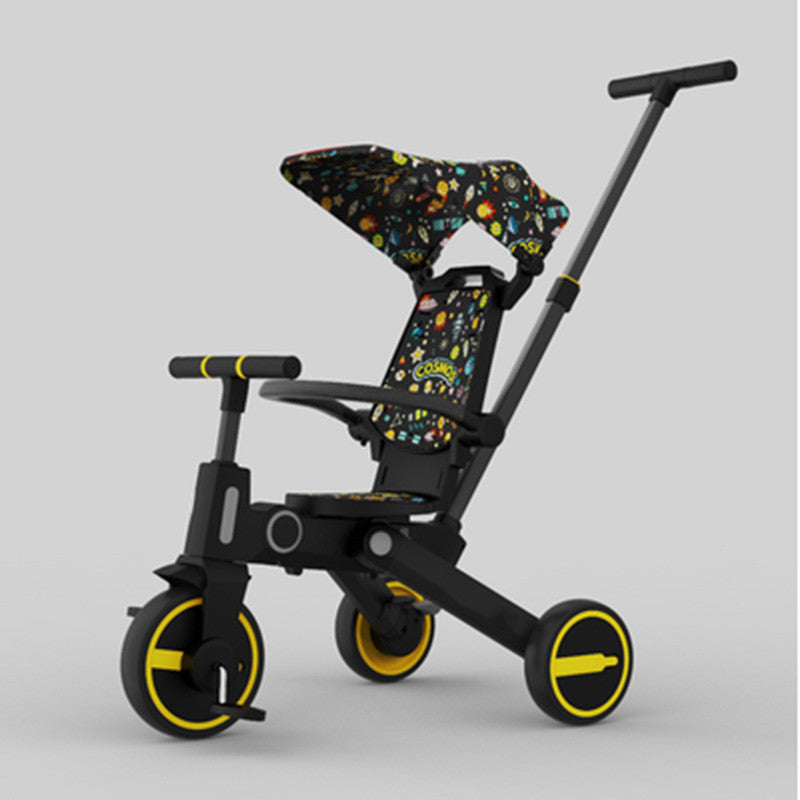 Children’s Foldable 3-Wheeled Stroller – Lightweight, Dual-Function & Easy Storage