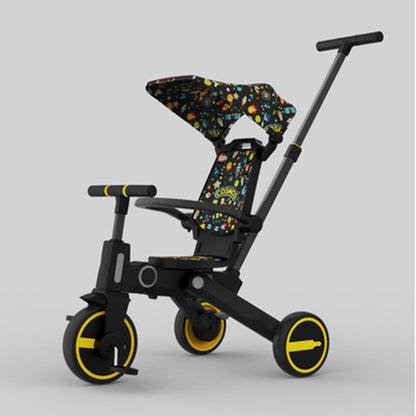 Children’s Foldable 3-Wheeled Stroller – Lightweight, Dual-Function & Easy Storage