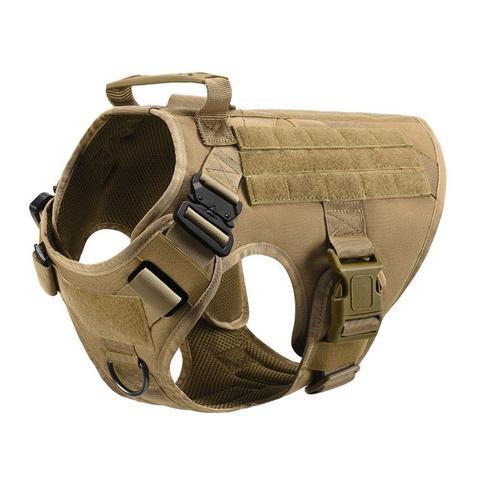 Heavy-Duty Tactical Dog Harness – Ultimate Comfort & Control for Active Dogs
