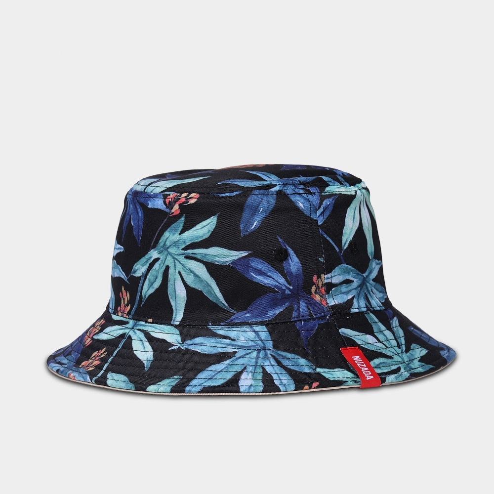 NUZADA Cotton Fisherman Hat | Harajuku Maple Leaf Sunshade Cap for Men & Women