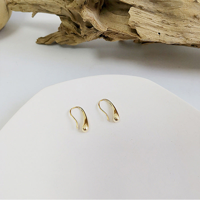 Gold-Plated Teardrop Earrings – Simple Elegance for Everyday Wear