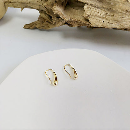 Gold-Plated Teardrop Earrings – Simple Elegance for Everyday Wear