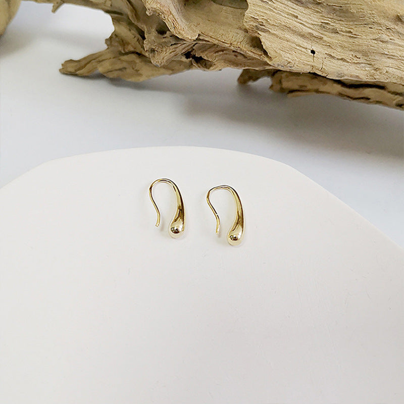 Gold-Plated Teardrop Earrings – Simple Elegance for Everyday Wear
