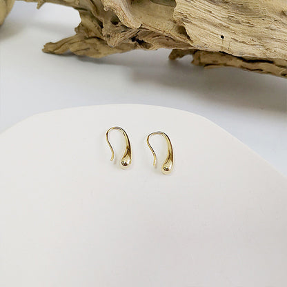 Gold-Plated Teardrop Earrings – Simple Elegance for Everyday Wear