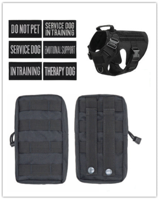 Heavy-Duty Tactical Dog Harness – Ultimate Comfort & Control for Active Dogs