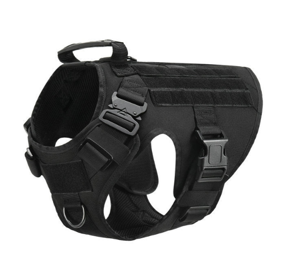 Heavy-Duty Tactical Dog Harness – Ultimate Comfort & Control for Active Dogs