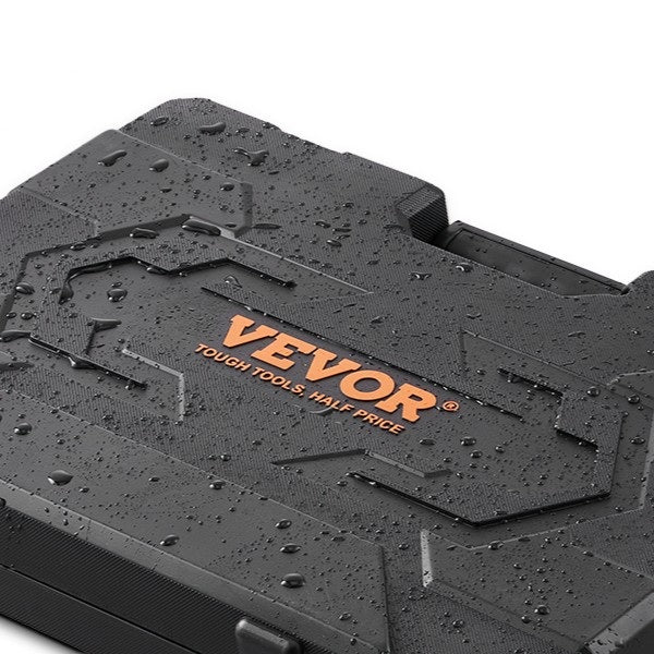 VEVOR Mechanics Tool Kit - 205 Piece SAE/ Metric Socket, Hex, & Combination Wrenches