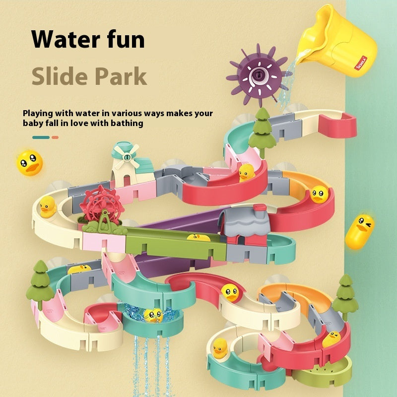 Slideway Toys - Interactive Slide & Water Track Park for Kids & Babies