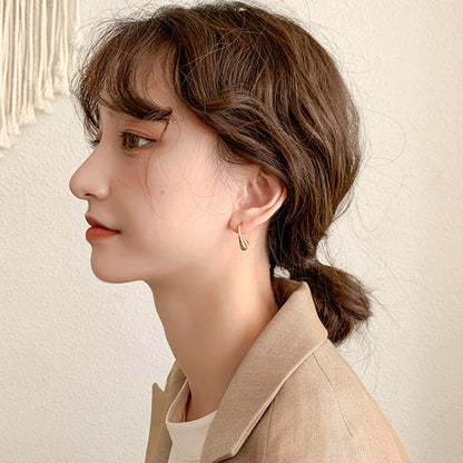Gold-Plated Teardrop Earrings – Simple Elegance for Everyday Wear