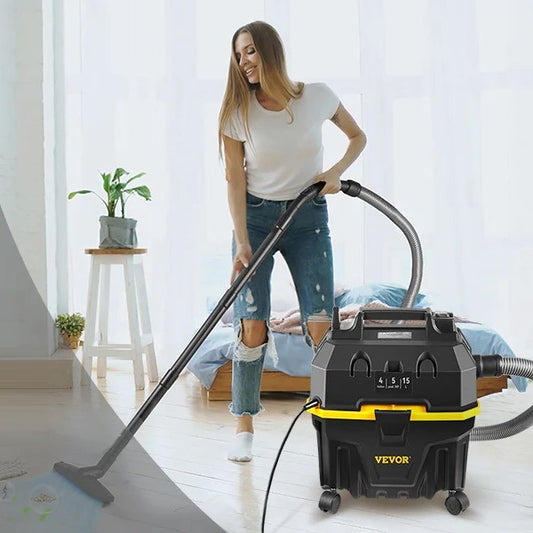 VEVOR 4-Gallon Wet Dry Vacuum –  3-in-1 Shop Cleaner with Blower Function