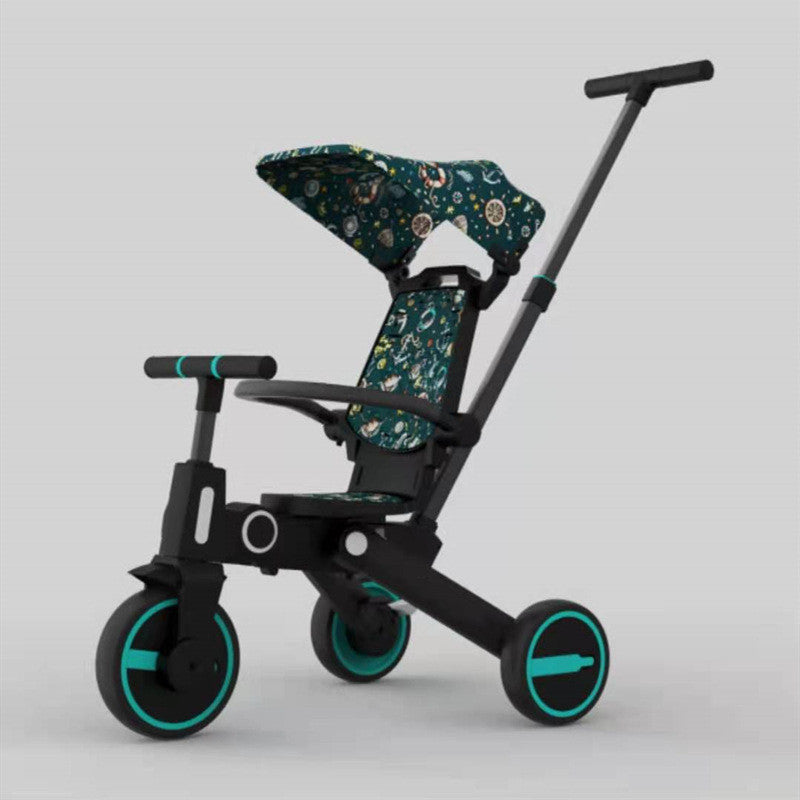 Children’s Foldable 3-Wheeled Stroller – Lightweight, Dual-Function & Easy Storage