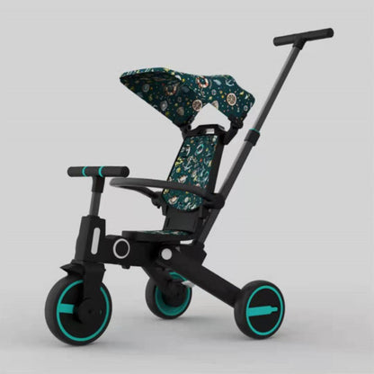 Children’s Foldable 3-Wheeled Stroller – Lightweight, Dual-Function & Easy Storage