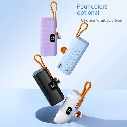 Compact Power Bank Capsule – Fast Charging, Lightweight & Travel-Friendly