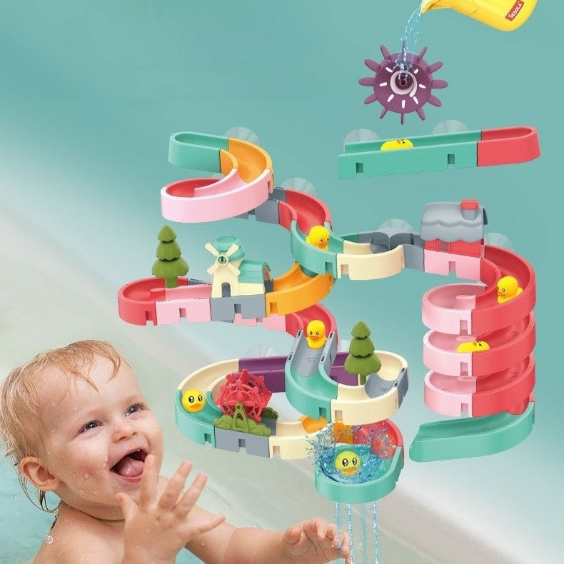 Slideway Toys - Interactive Slide & Water Track Park for Kids & Babies